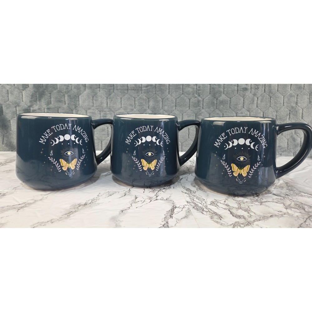 MAKE TODAY AMAZING COFFEE MUG. MAKE TODAY‎ AMAZING MUG. MOTIVATIONAL Mug. 3 Pack